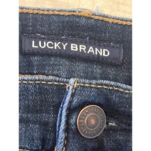 Lucky Brand 110 Slim Fit Dark Wash Denim Jeans Mens W38 L30